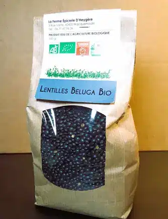Lentilles beluga